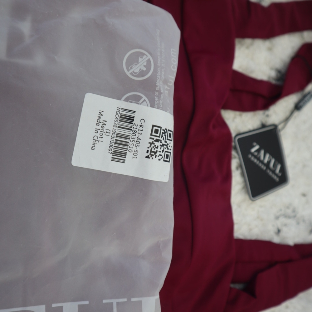 Burgundy wine two piece swim suit L NWT